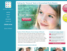 Tablet Screenshot of designamosaic.com